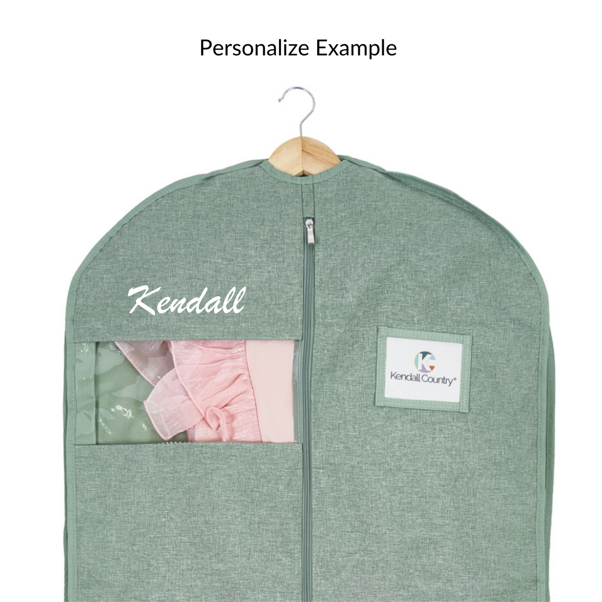 52" Waterproof Garment Bag - Moss Green