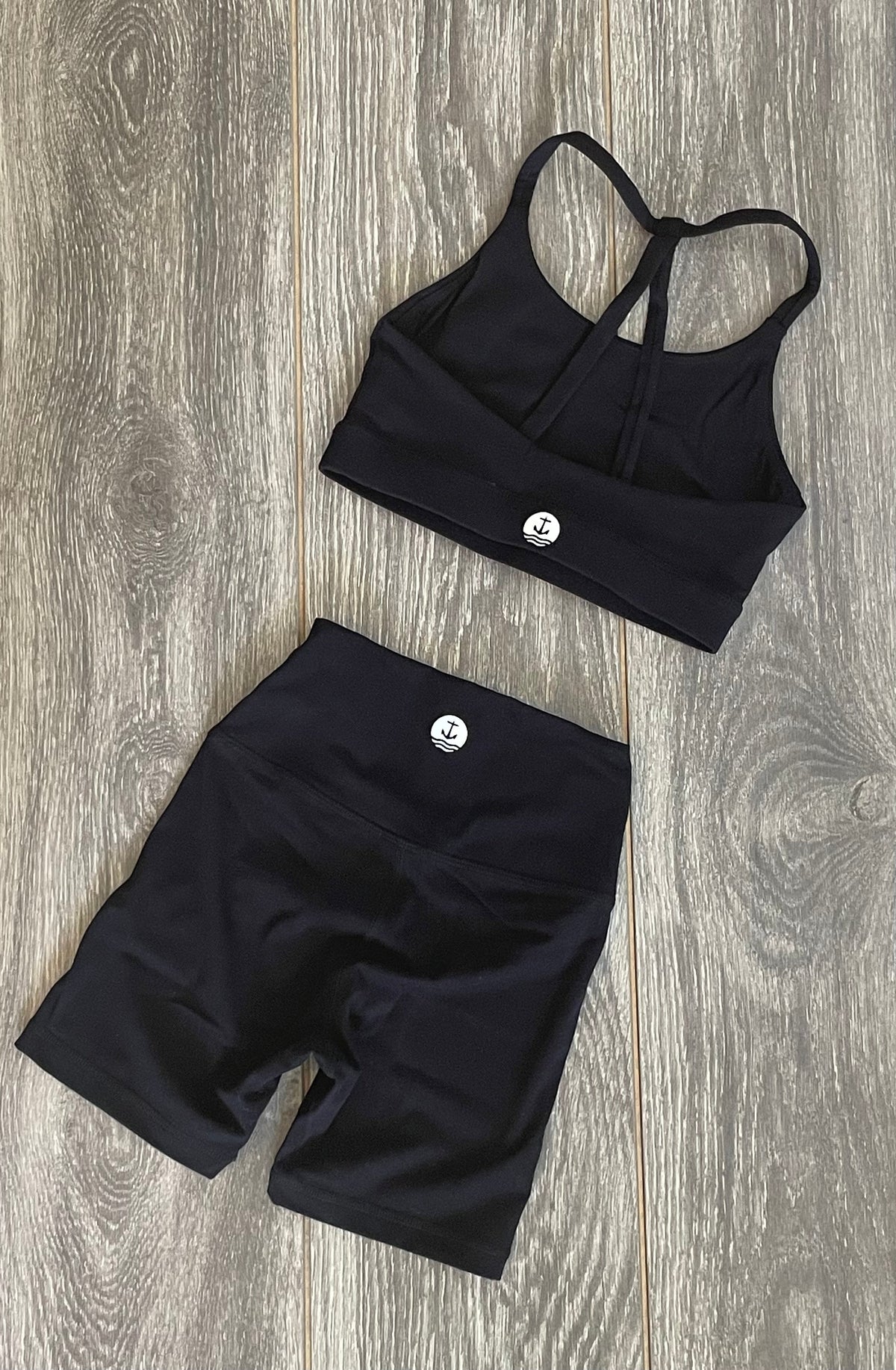 The Daybreak Black Set - Top & Shorts