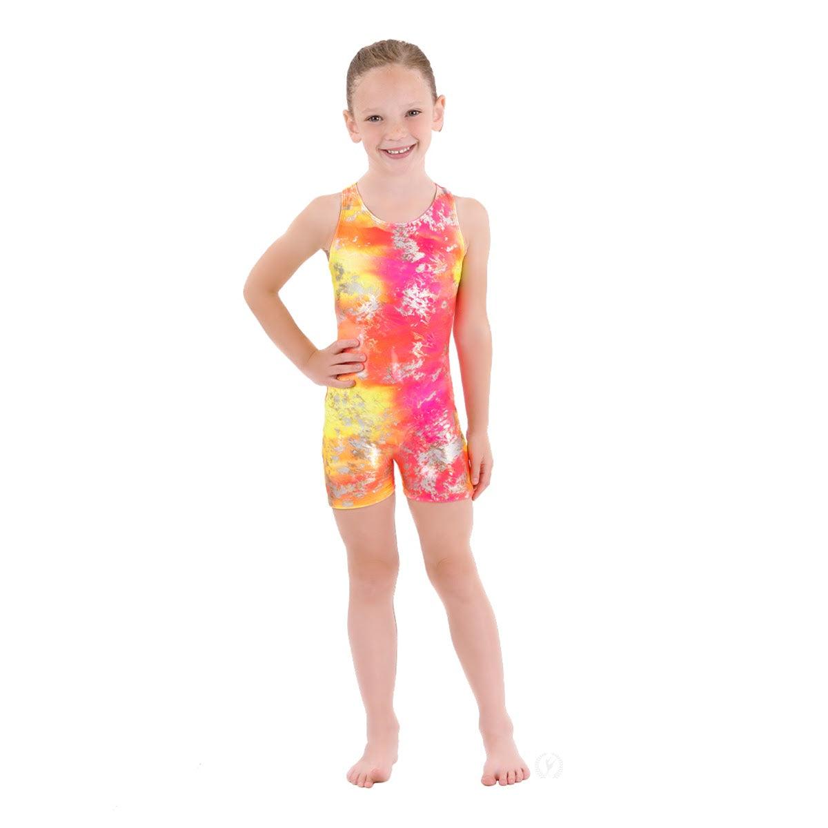 Eurotard Girls Racerback Multi Biketard
