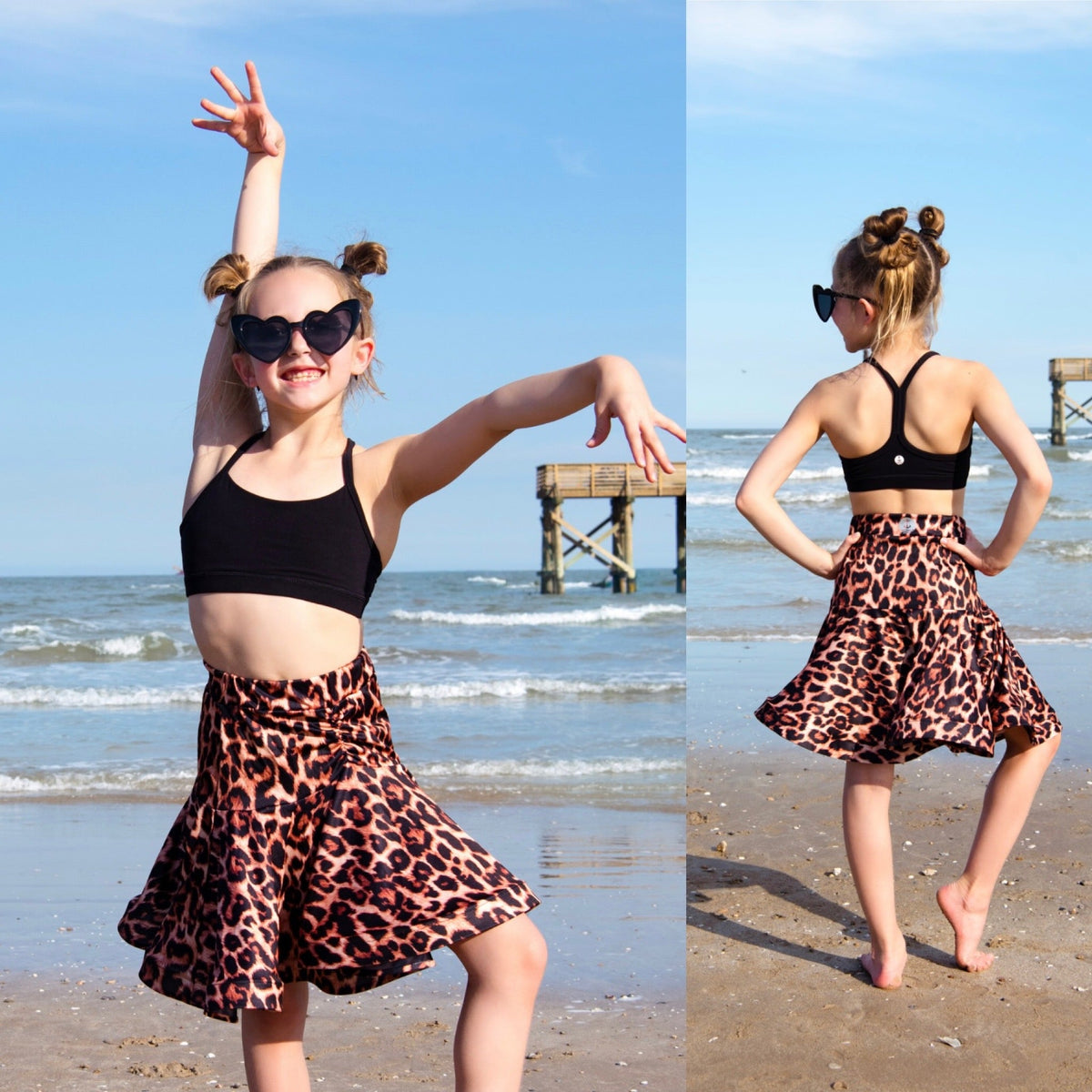 The Swing Ballroom Skirt - Cheetah