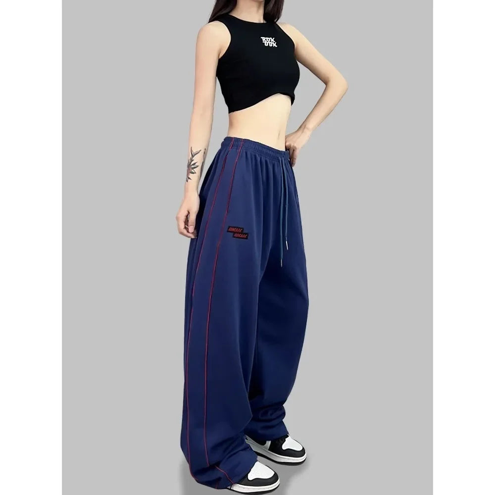 Women's Embroidered Street Dance Practice Pants