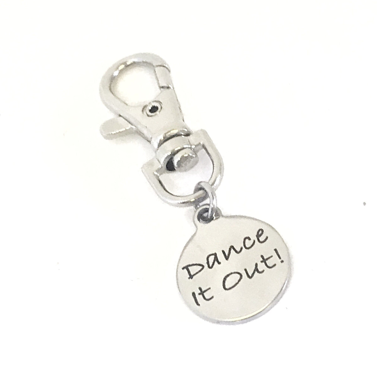 Bag Charm, Dance It Out Bag Clip, Dance Gift, Keychain Clip, Girlfriend Gift, Best Friend Gift, Keychain Charm, Dancer Gift, Dance Bag Clip