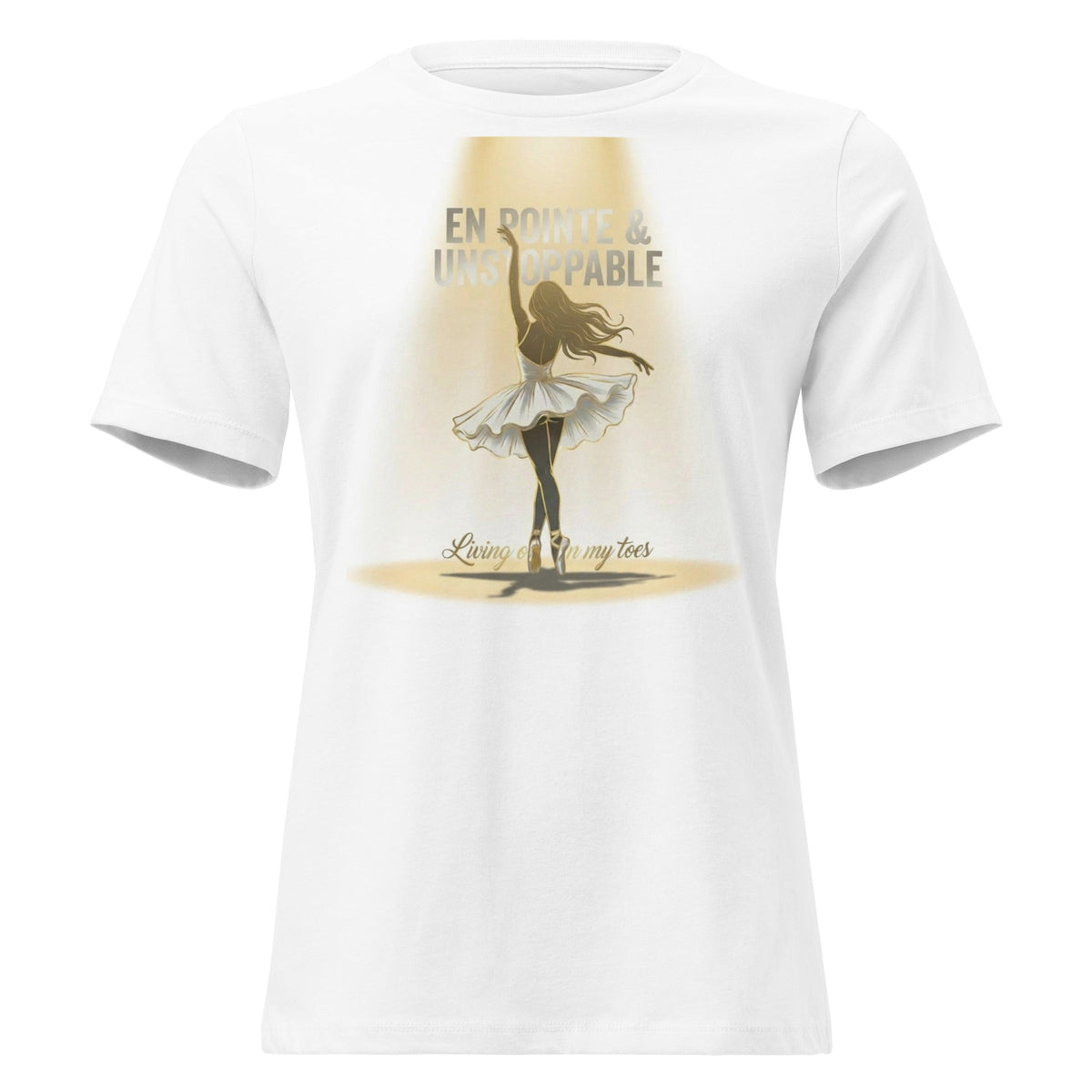 Power of Motion 26 TShirt Capsule - En Pointe & Unstoppable Women's Relaxed T-Shirt