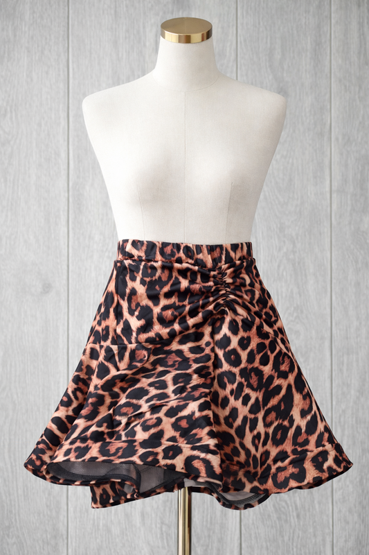 The Swing Ballroom Skirt - Cheetah