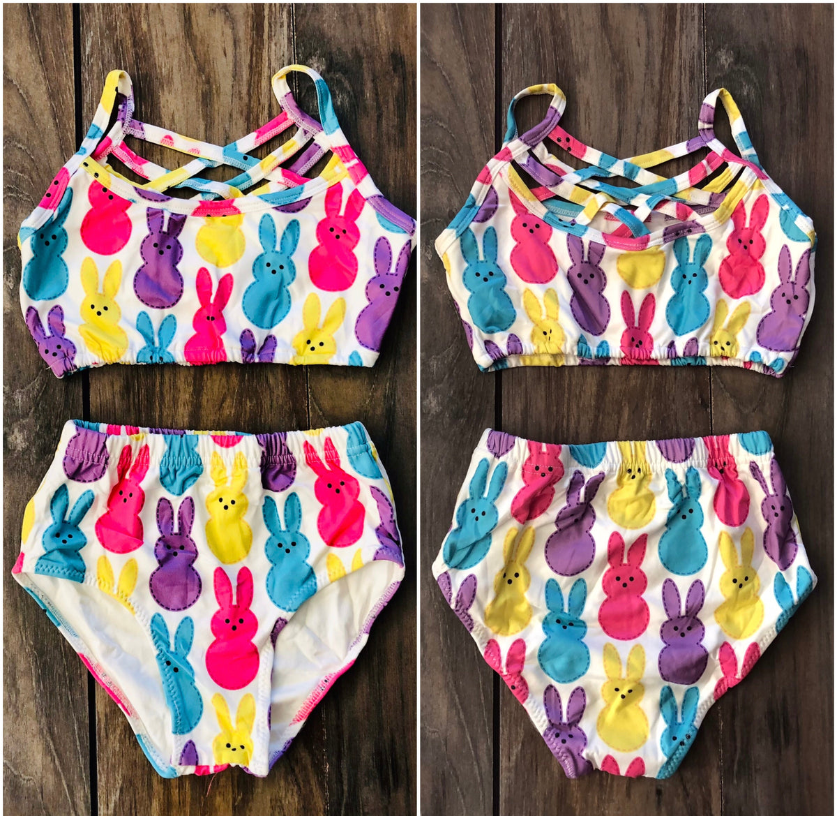 Easter Chick Bunnies 2PC Set