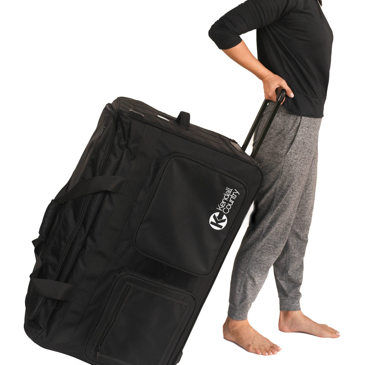 X-Large Dance Bag with Garment Rack - Raven Black, 30"
