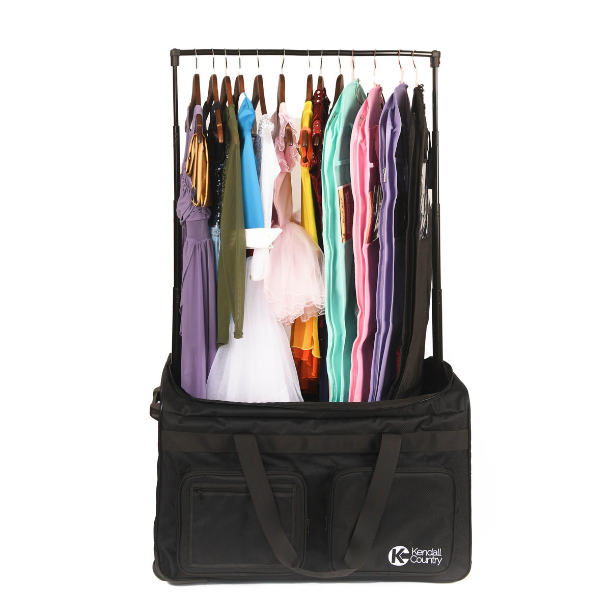 X-Large Dance Bag with Garment Rack - Raven Black, 30"