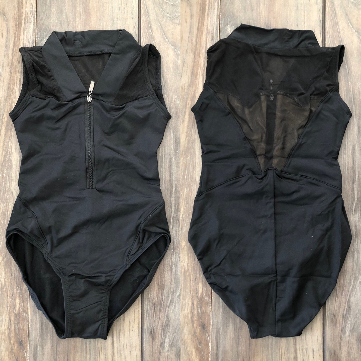 The Royalty Zip Mock Leotard