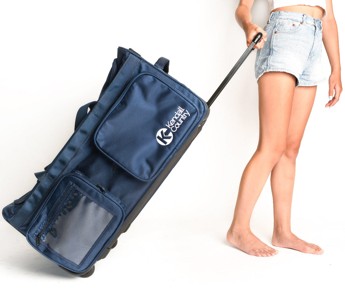 Large Dance Bag with Garment Rack - Midnight Blue, 28"