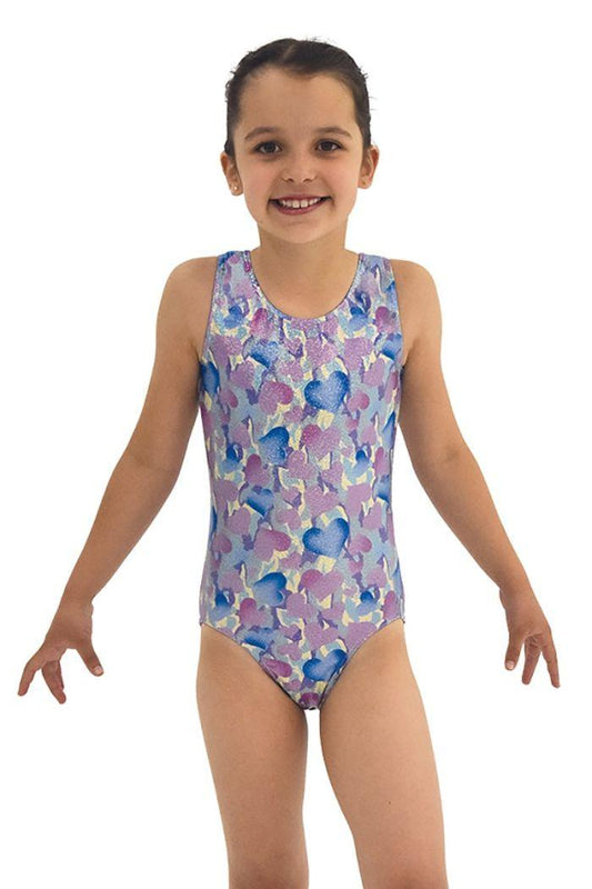 Mondor Gymnastics Printed Leotard sweetheart