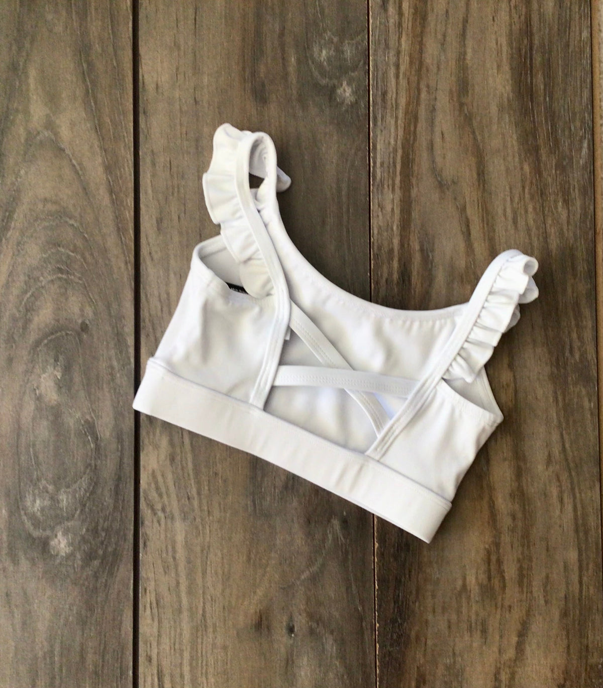 The Phoenix White Ruffle Top