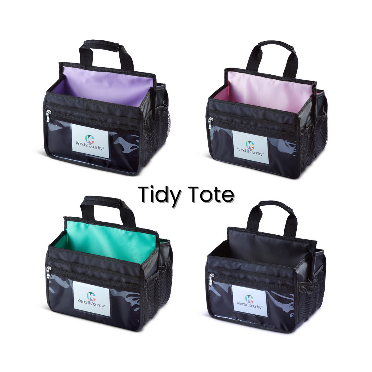 Tidy Tote Organizer – Raven/Cotton Candy