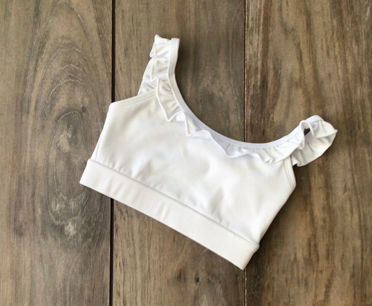 The Phoenix White Ruffle Top