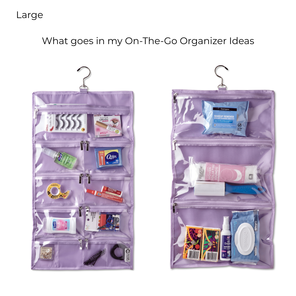 On-The-Go Organizer - Lilac Purple, Large