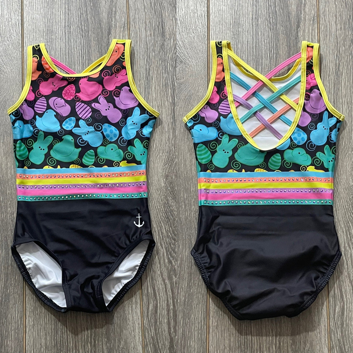 Electric Neon Peeps Leotard
