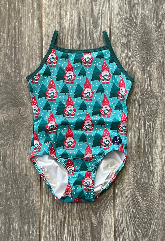 Gnome Christmas Tree Farm Leotard