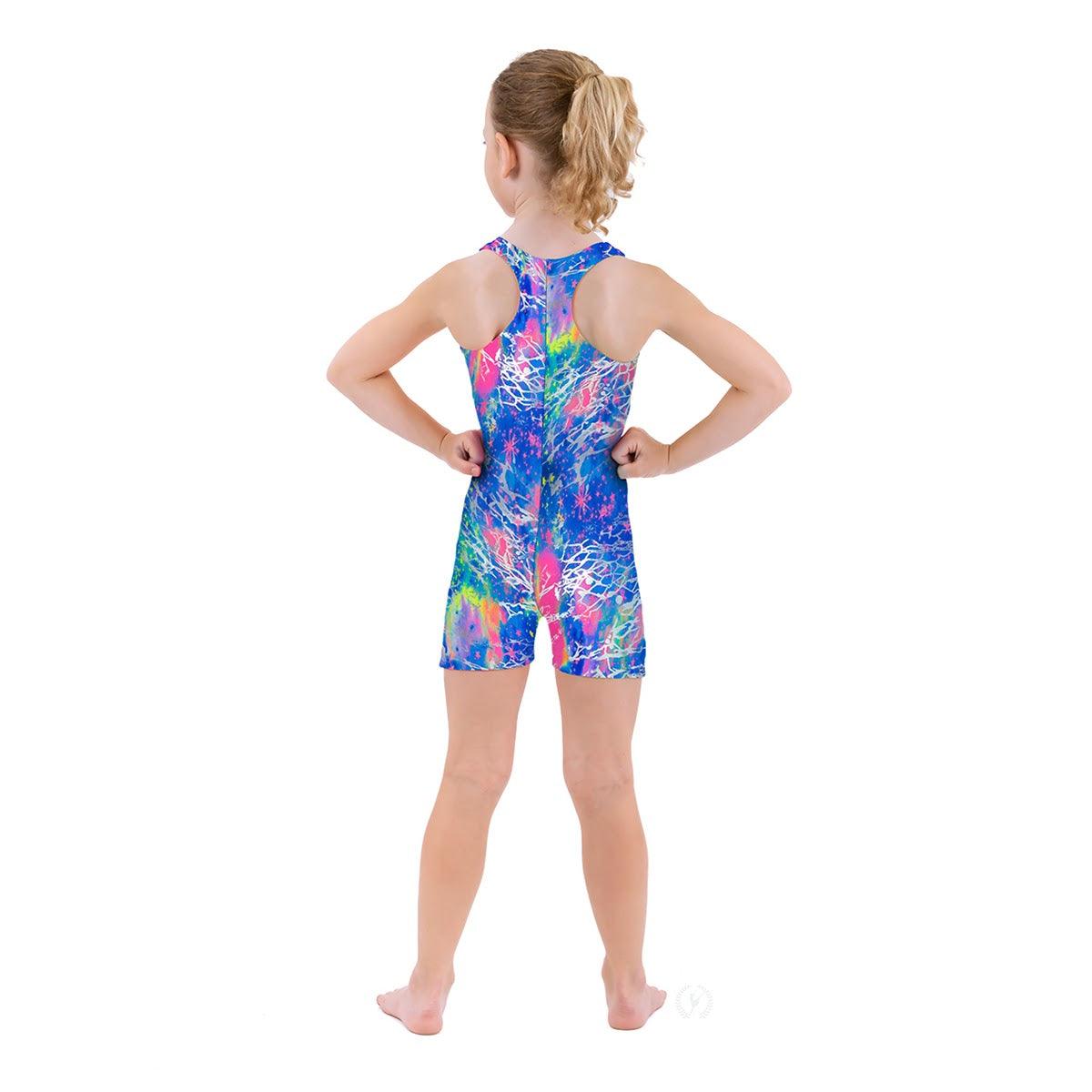 Eurotard Girls Racerback Multi Biketard