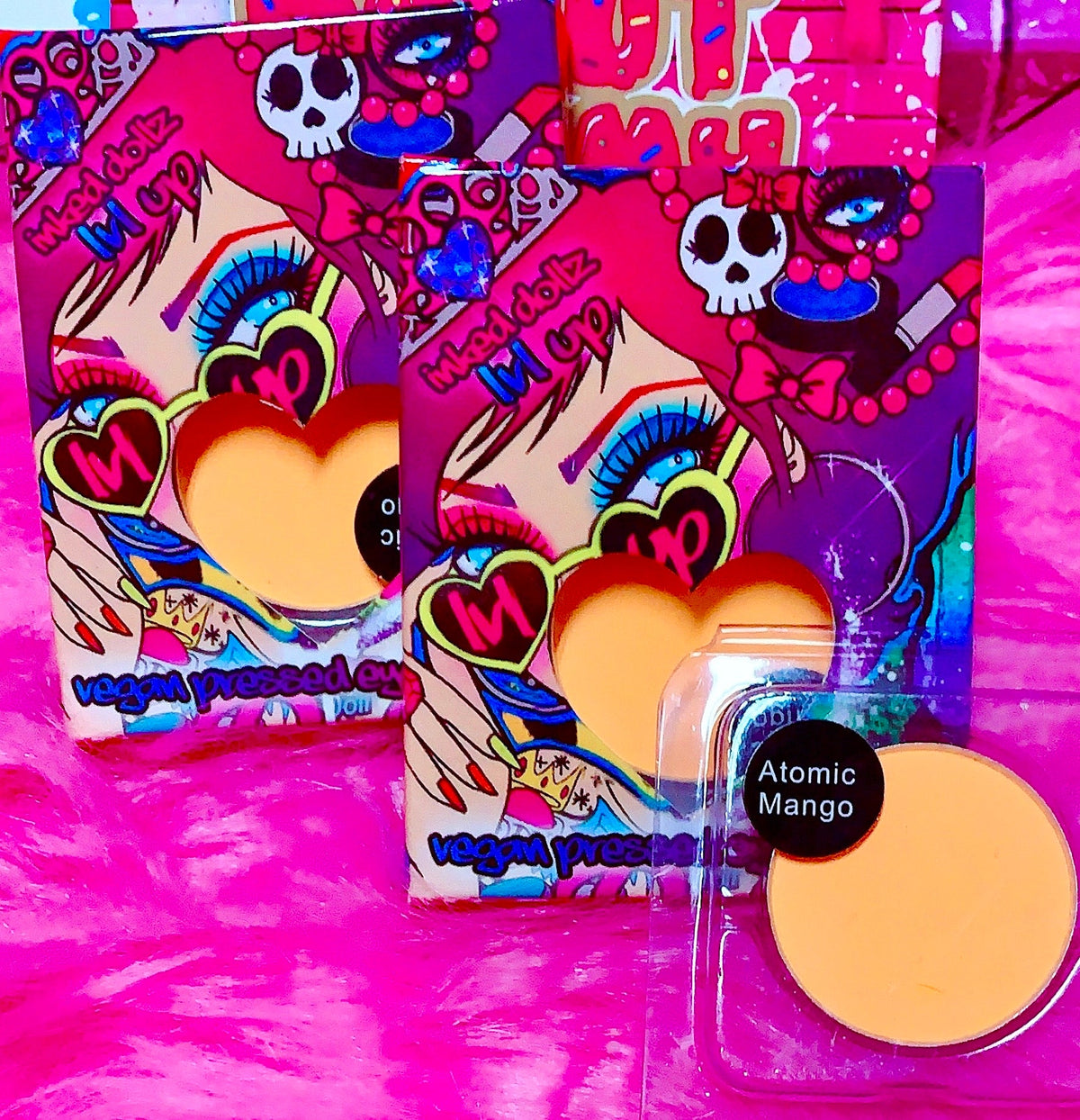 *UV* ATOMIC MANGO! (Bright Mango) PRESSED EYESHADOW SINGLE