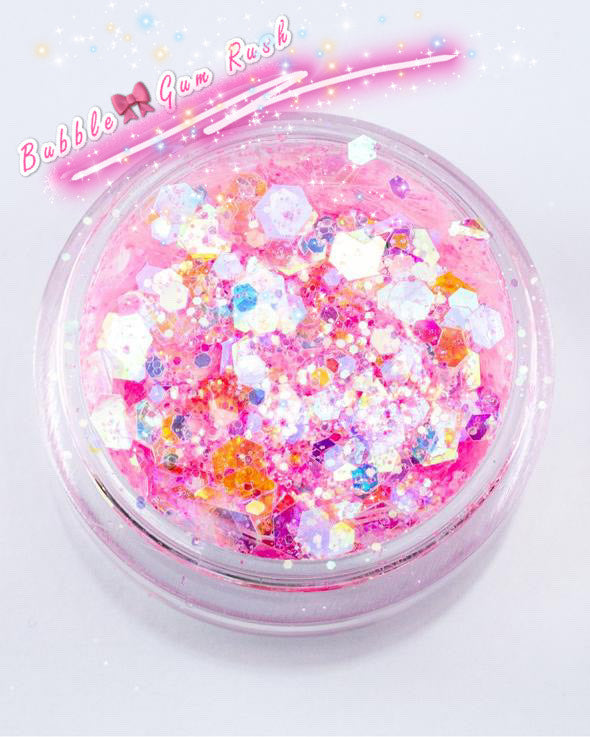 BUBBLEGUM RUSH Chunky Glamdoll Glitter Mix