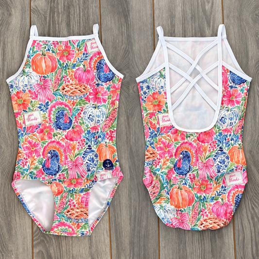 Preppy Thankful-Giving Leotard