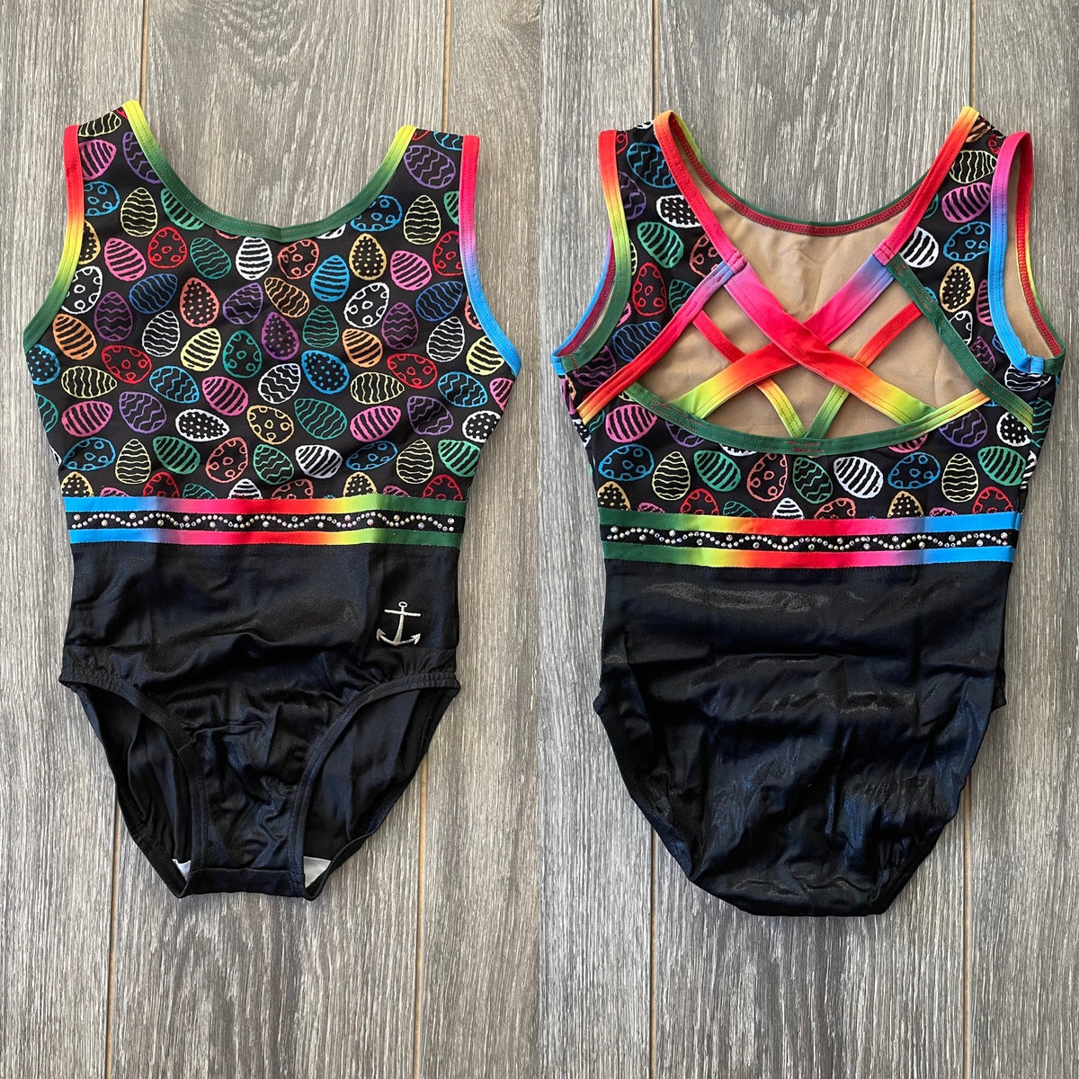 Rainbow Glow EGGS-plosion Leotard