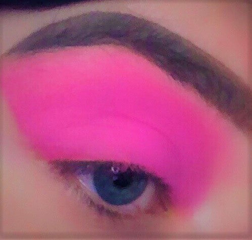 *UV* ELECTRIC BARBIE! (Hot Pink) PRESSED EYESHADOW SINGLE