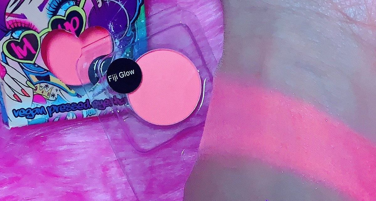 *UV*FIJI GLOW! (Salmon Pink/Orange) PRESSED EYESHADOW SINGLE