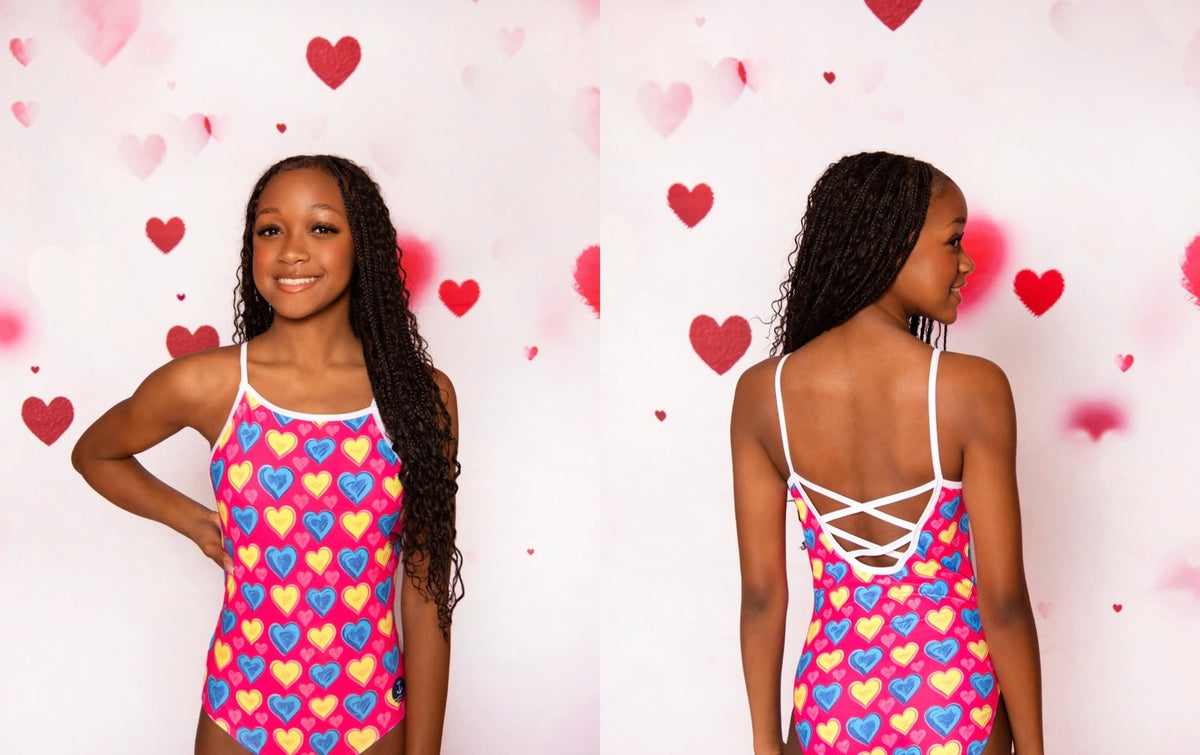 Bold Hearts Leotard