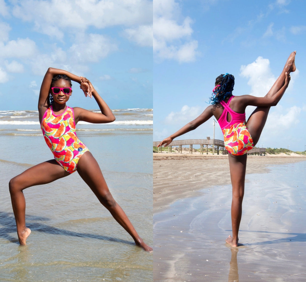 Wacky Watermelon Twist Leotard