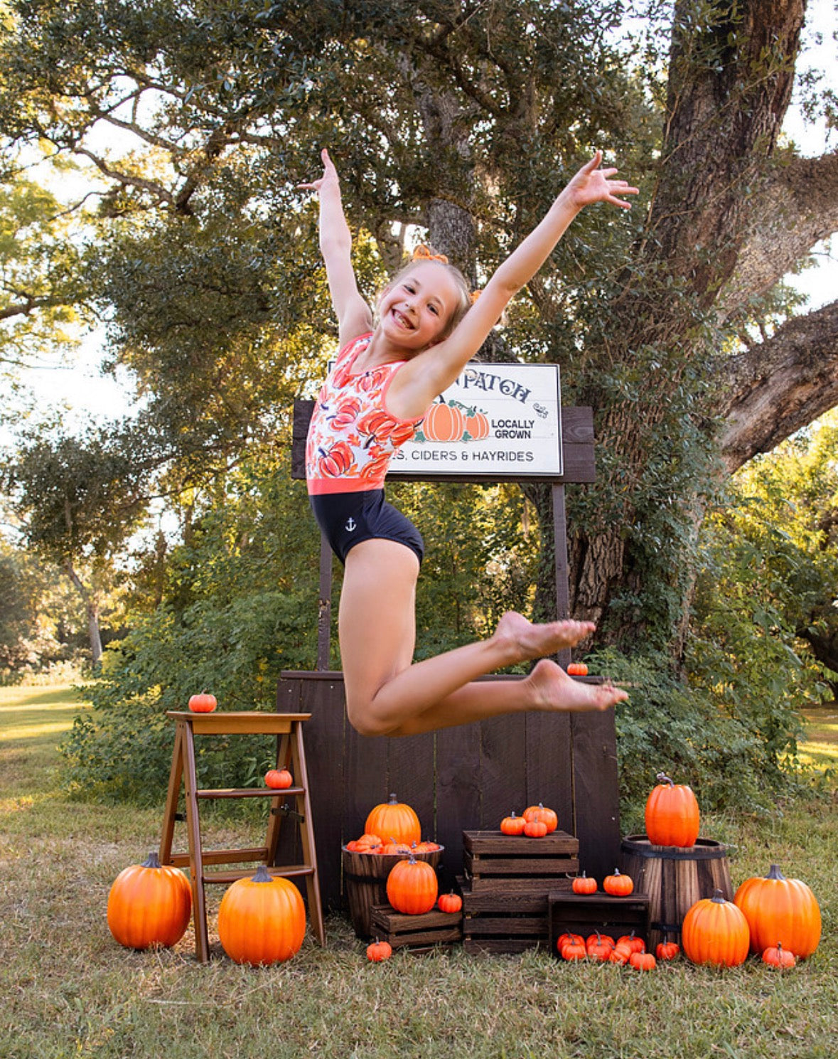 Cozy Pumpkin Leotard