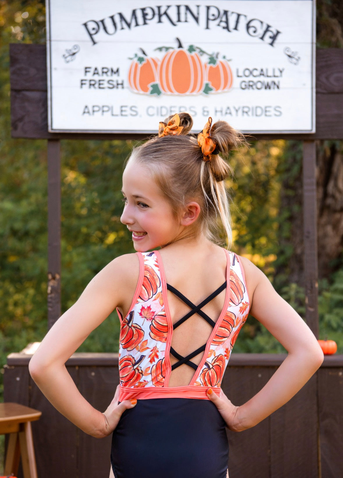 Cozy Pumpkin Leotard