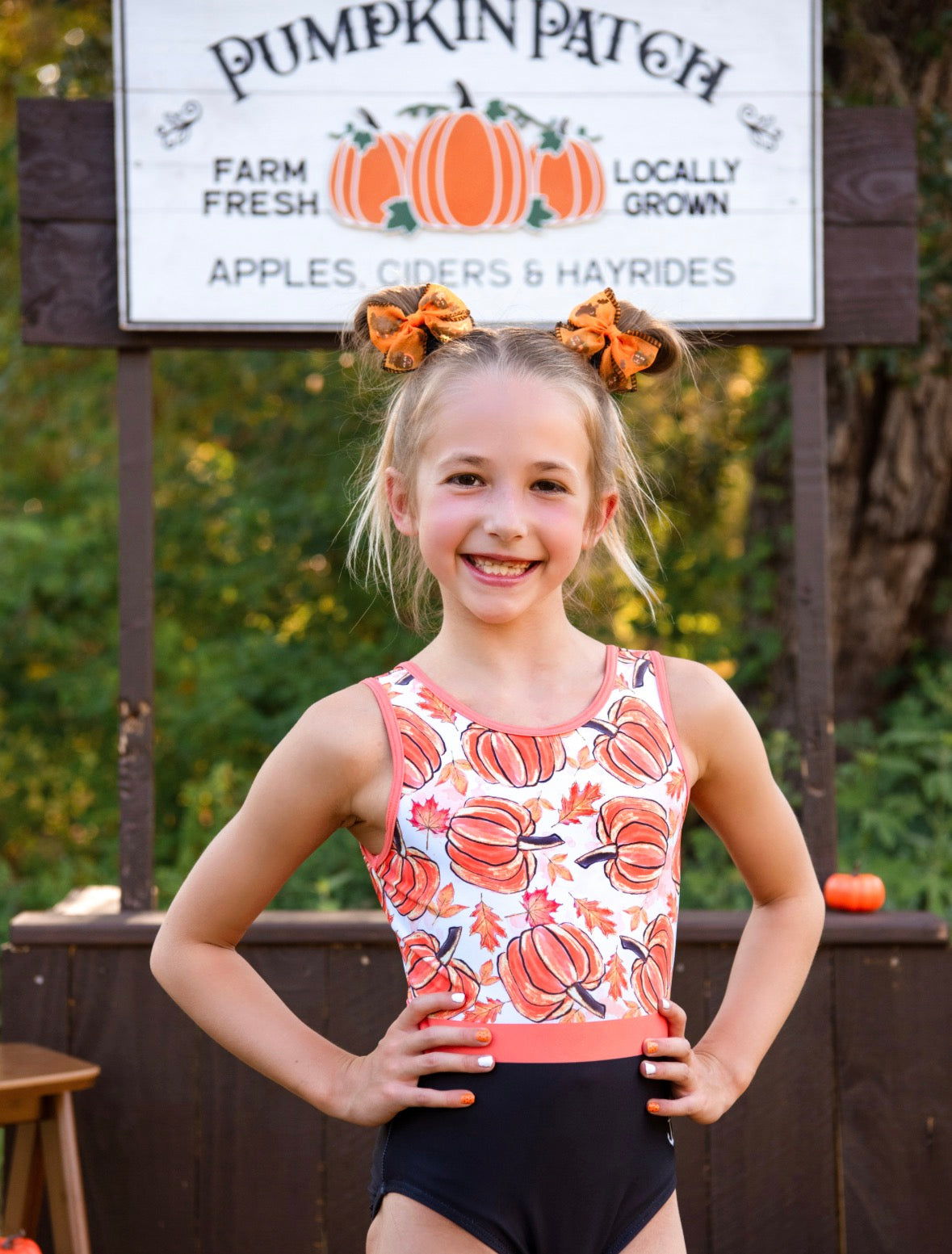 Cozy Pumpkin Leotard