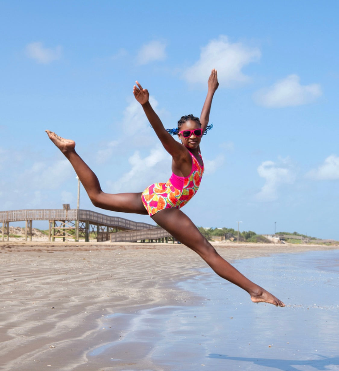 Wacky Watermelon Twist Leotard