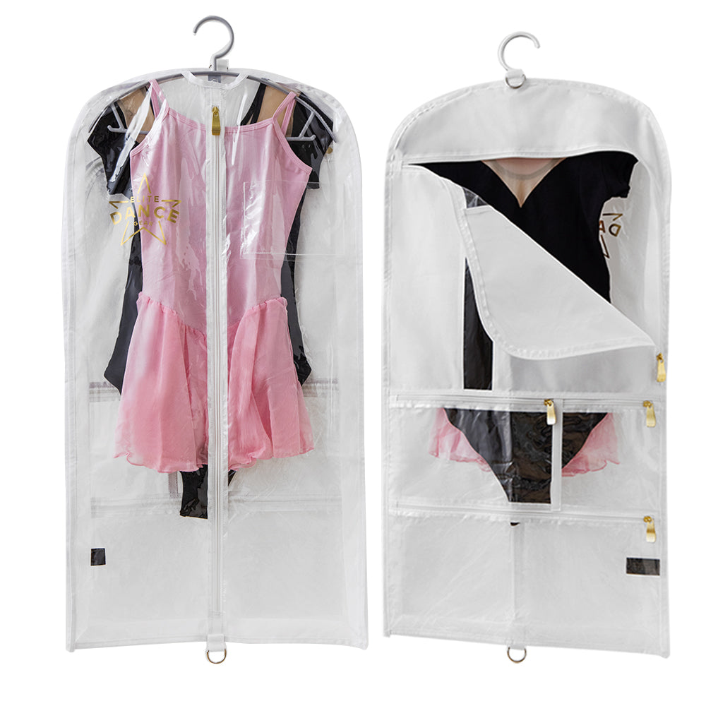Dance Costume Garment Bag, Double Sided, 35" - Set of 3