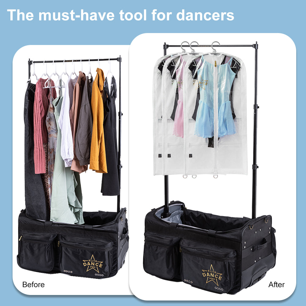 Dance Costume Garment Bag, Double Sided, 35" - Set of 3