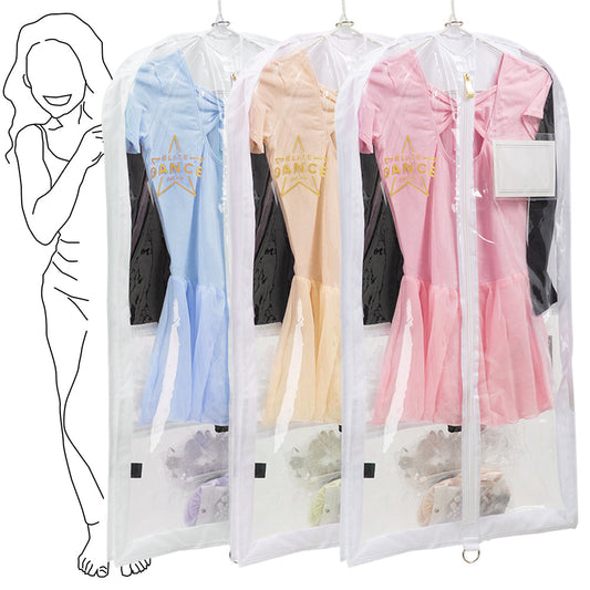Dance Costume Garment Bag, Double Sided, 35" - Set of 3