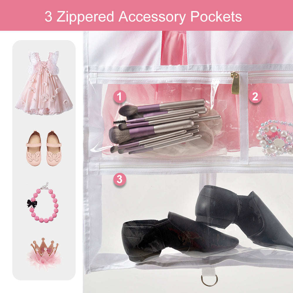 Dance Costume Garment Bag, Double Sided, 35" - Set of 3