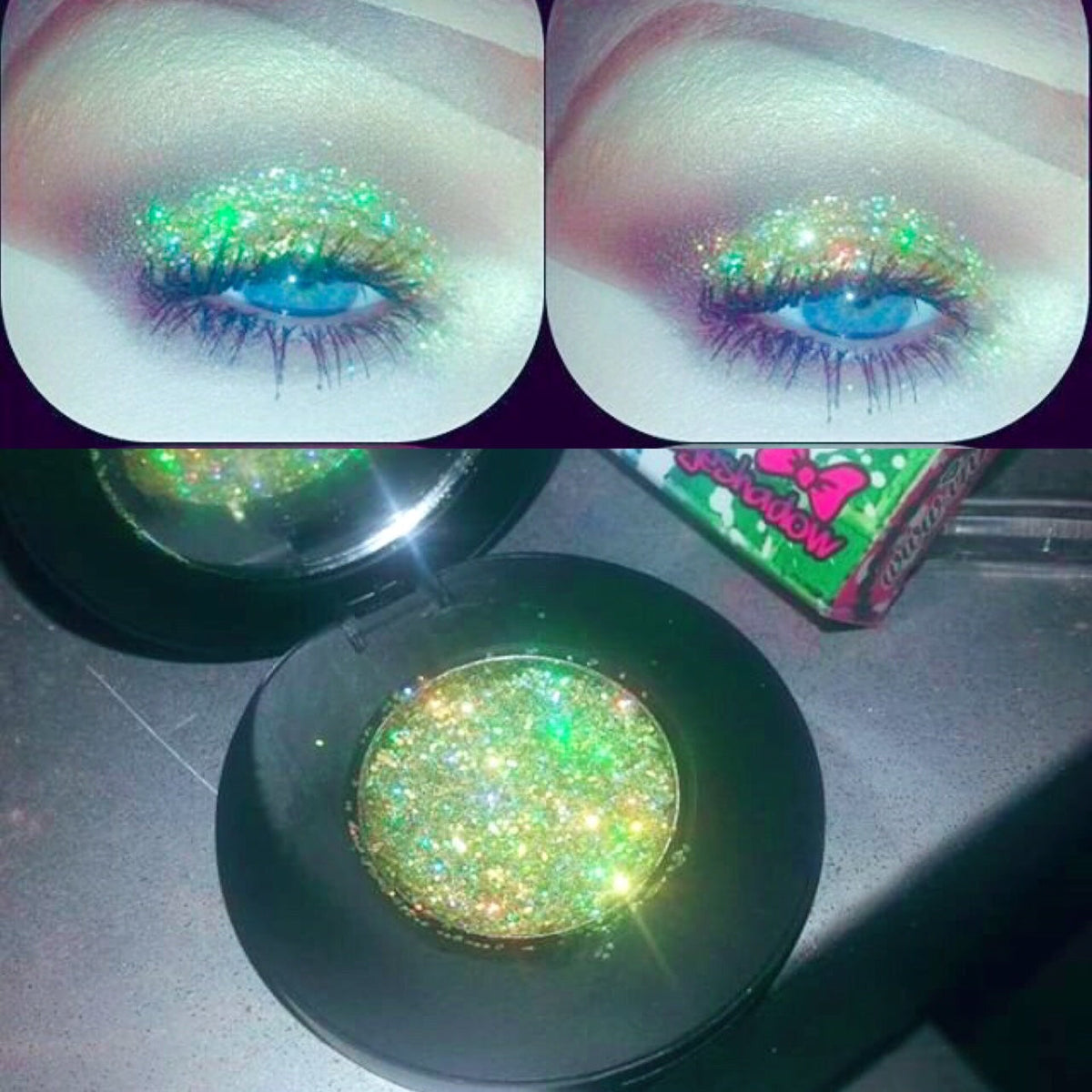 "GOLD CHROME!" Single Pressed Glitter Palette
