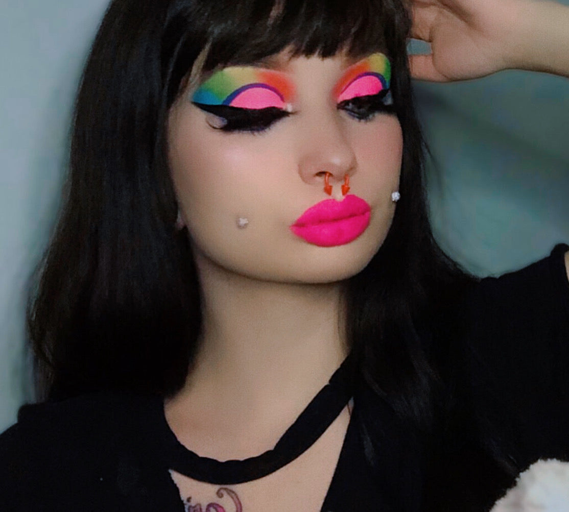 ISSA MOOD!! 9 PC MINI *BLACKLIGHT* NEON PALETTE