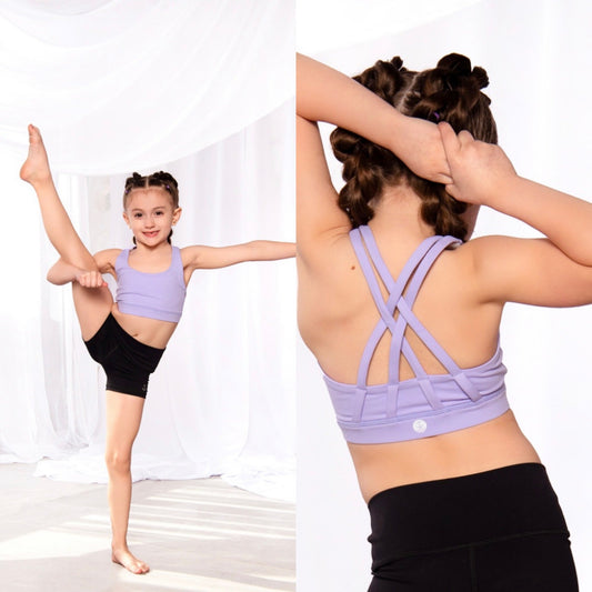 The Atlas Bra Top - Lilac