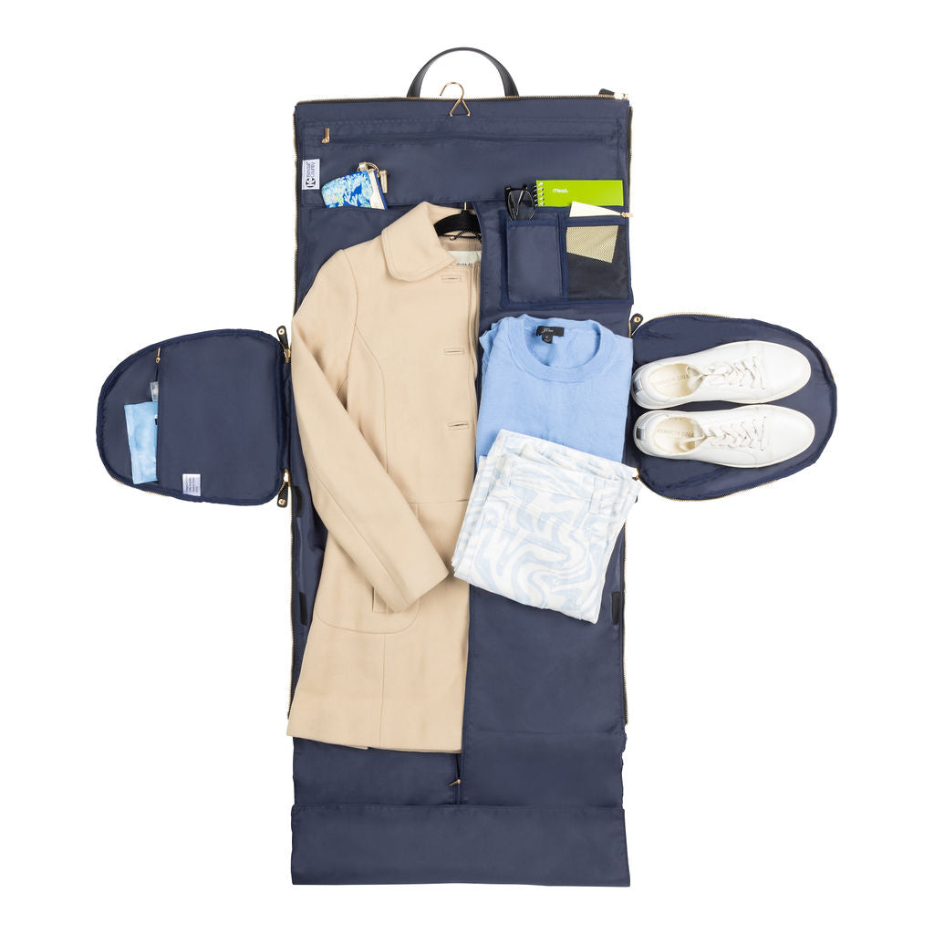 Rolling Convertible Garment Duffel - Midnight Blue