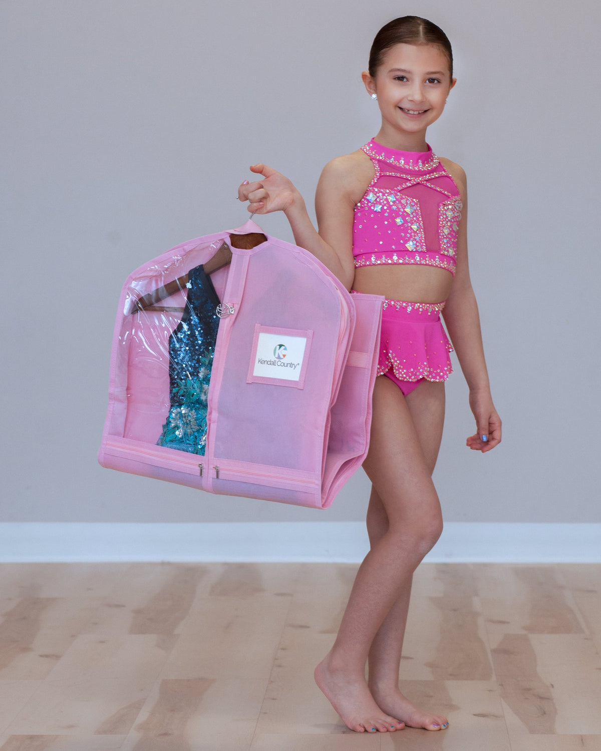 35" Costume Garment Bag - Hydrangea Blue
