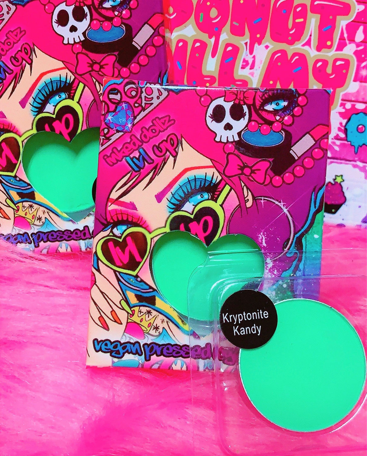 *UV* KRYPTONITE KANDY! (Bright Green) PRESSED EYESHADOW SINGLE