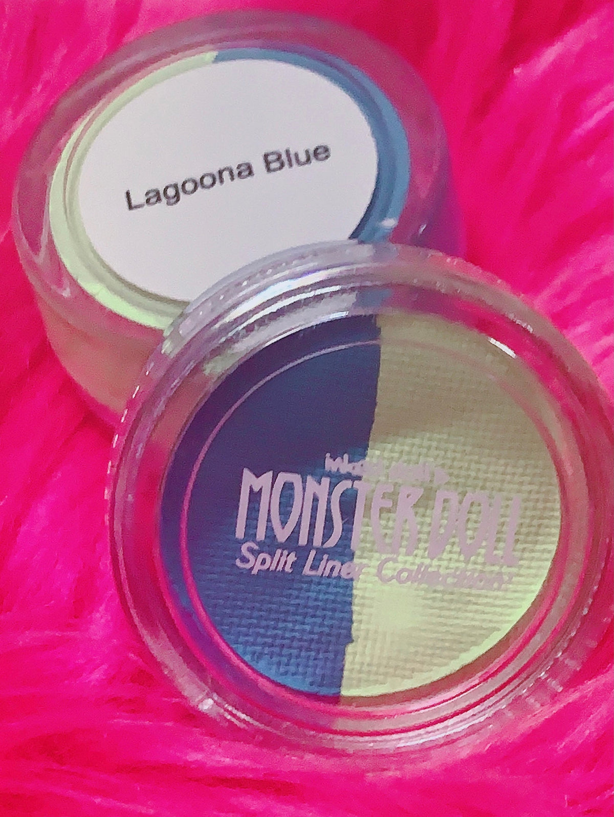 (HUGE!) Monster Doll LAGOONA BLUE *UV Neon Pastel* SPLIT LINER/ FACE BODY PAINT
