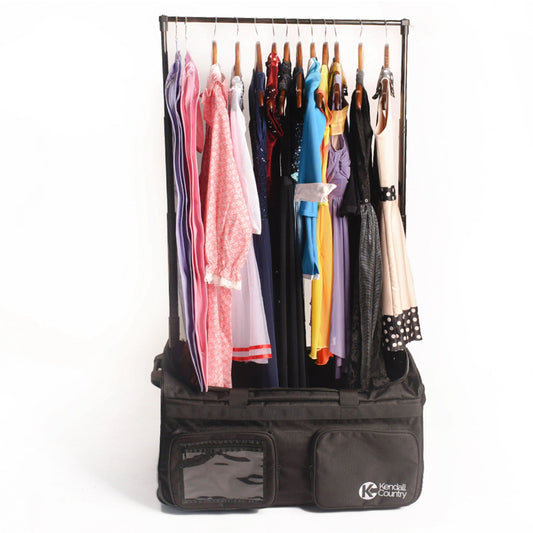 Large Dance Bag with Garment Rack - Raven Black, 28"