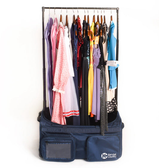 Large Dance Bag with Garment Rack - Midnight Blue, 28"