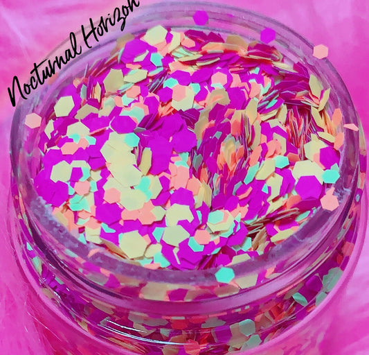 "NOCTURNAL HORIZON" *UV/BlackLight* Festival FunFetti