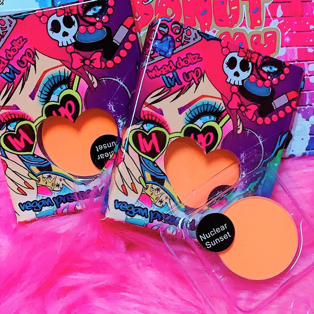*UV* NUCLEAR SUNSET! (Bright Creamsicle) PRESSED EYESHADOW SINGLE