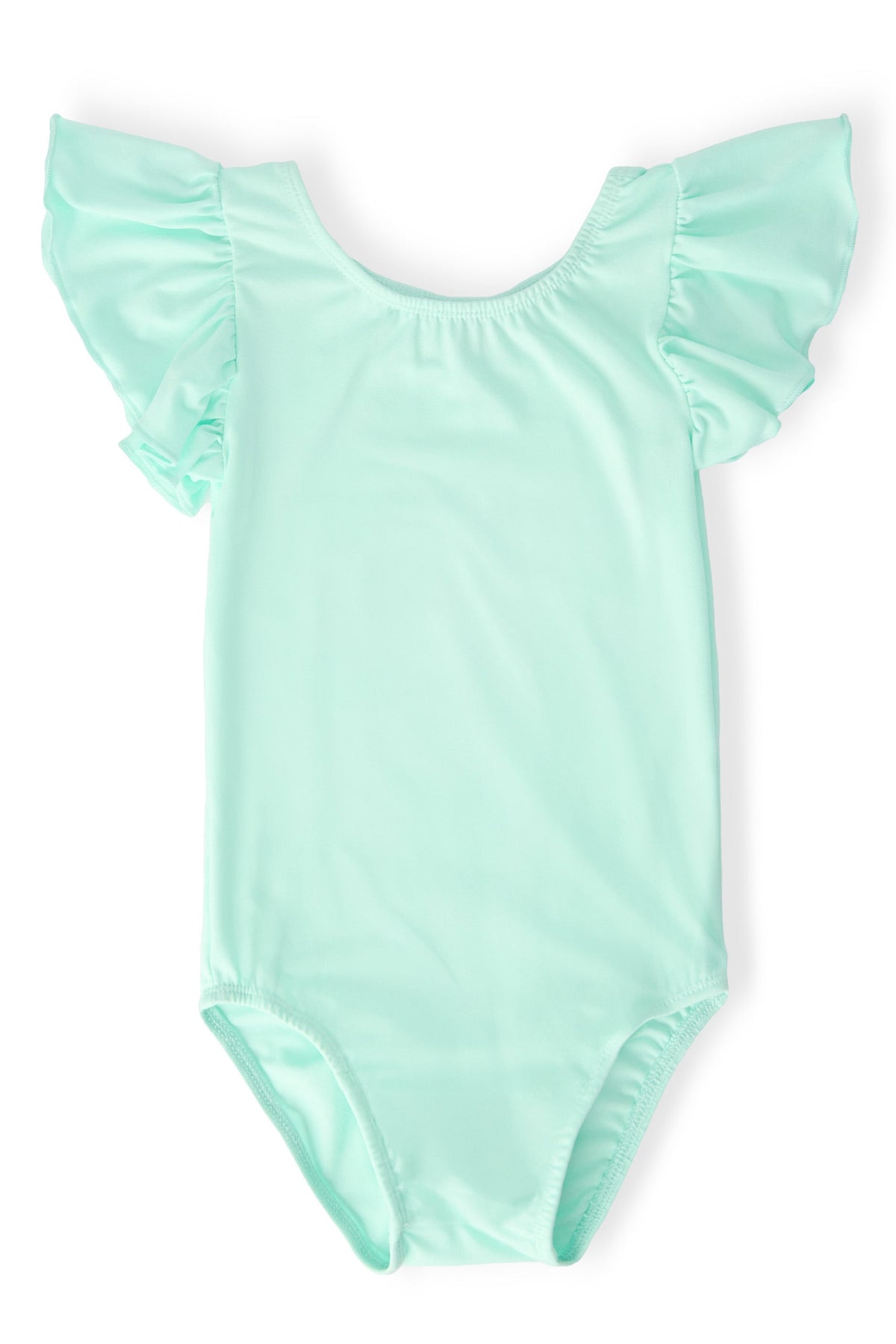 SALE Pastel Green S/S Flutter Sleeve Leotard