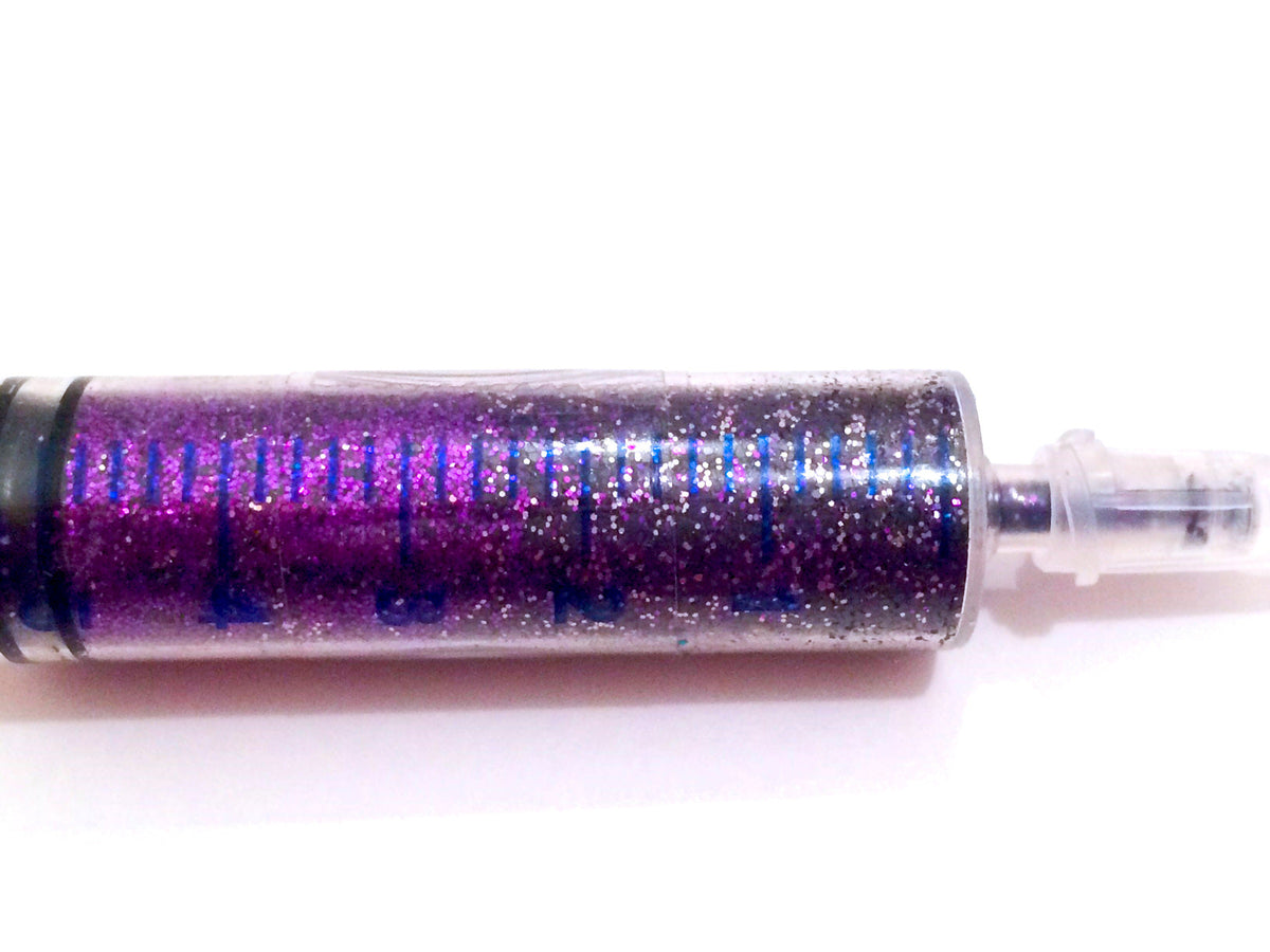 PURPLE DAHLIA GlamDoll Glitter Syringe